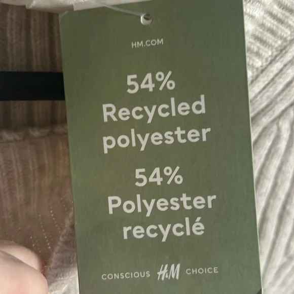 New H & M Fitted Mock Neck Plush Ribbed Long Sleeve Sweater Dress - Picture 8 of 12